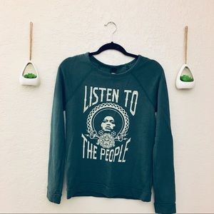 OBEY Listen to the people Sweatshirt